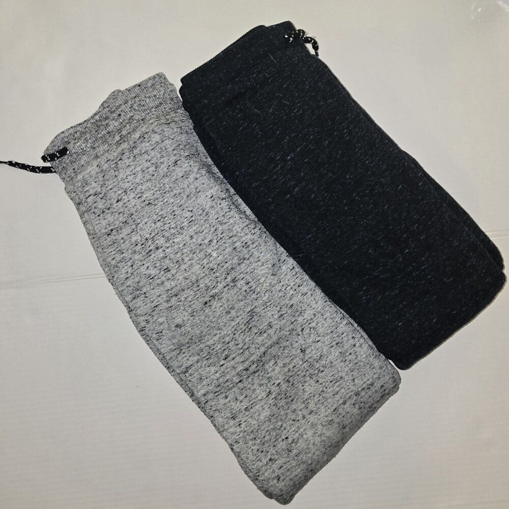 2 Pair fleece lined Hollywood The Jean People Youth Jogger Pants Drawstring